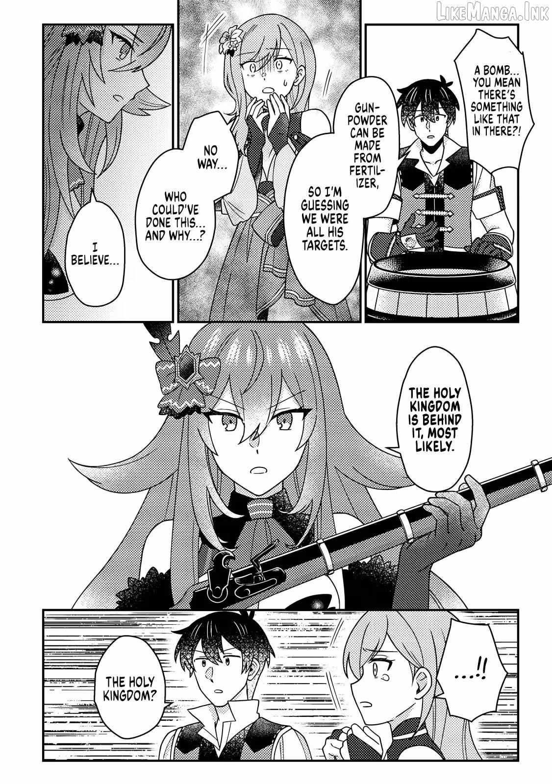 Revolution in production with the blessings of the gods – While living a leisurely, slow life in a corner of another world, somehow a diverse group of people gathered to form the strongest nation… Chapter 37.1 - Page 8