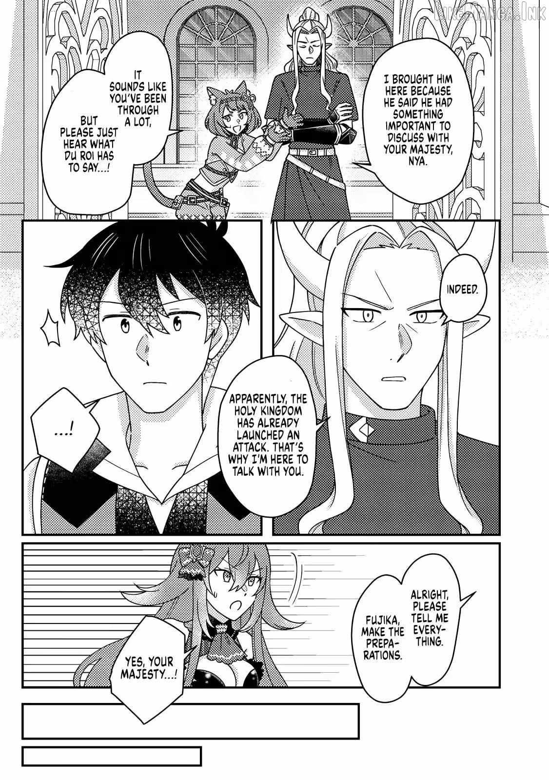 Revolution in production with the blessings of the gods – While living a leisurely, slow life in a corner of another world, somehow a diverse group of people gathered to form the strongest nation… Chapter 37.2 - Page 1