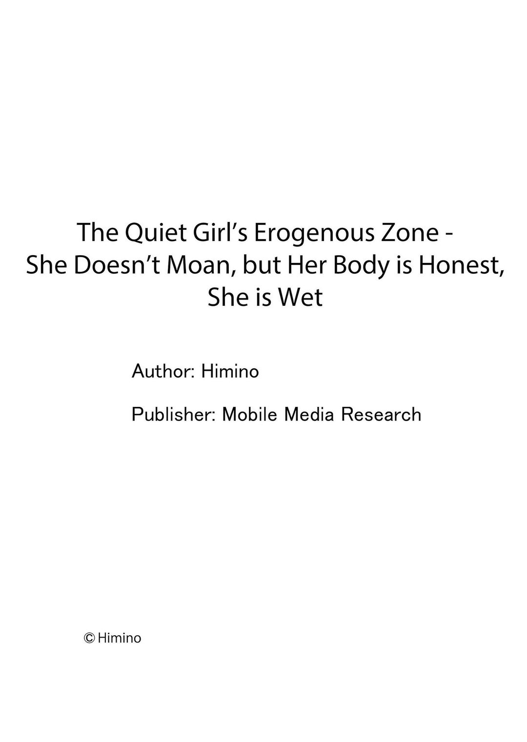 The Quiet Girl’s Erogenous Zone Chapter 81 - Page 9