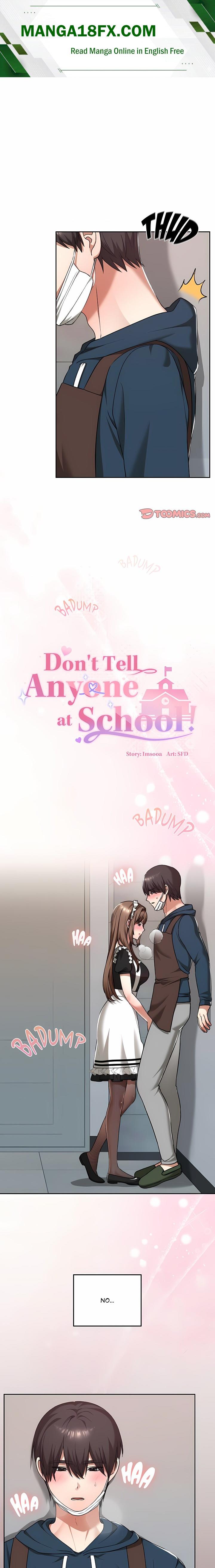 Don’t Tell Anyone at School! (Uncensored) Chapter 35 - Page 1