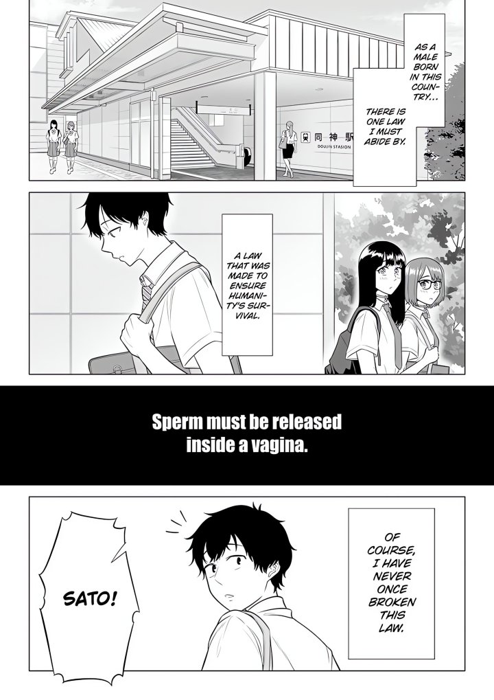 In a World Where Males Are Nearly Extinct, Semen Has Become a Precious Resource Chapter 1 - Page 5