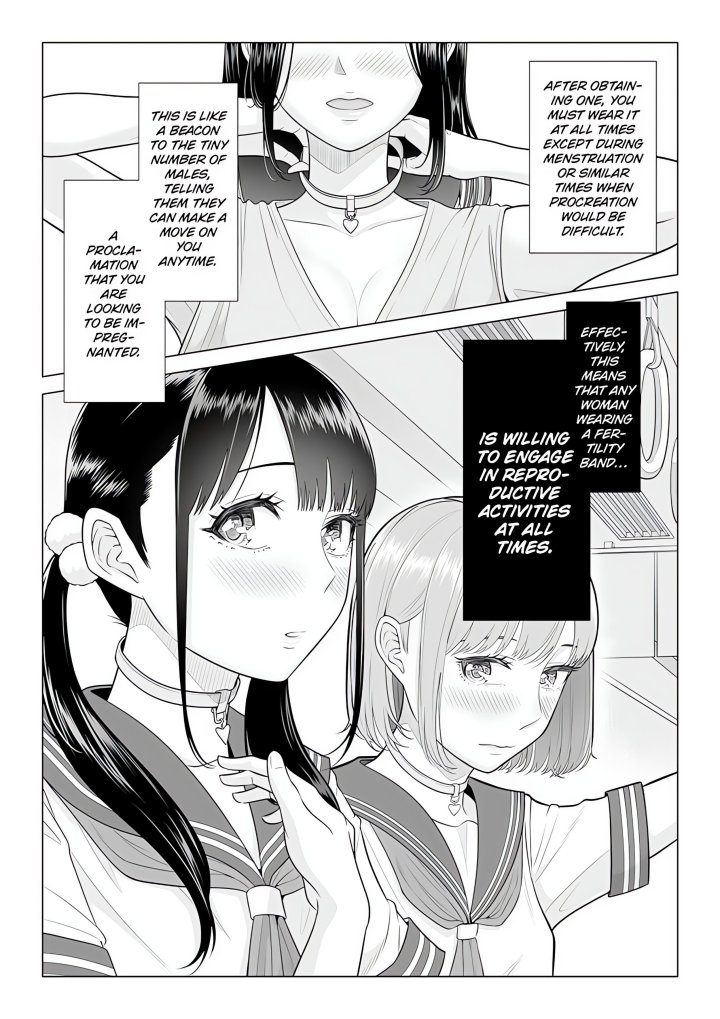 In a World Where Males Are Nearly Extinct, Semen Has Become a Precious Resource Chapter 2 - Page 4