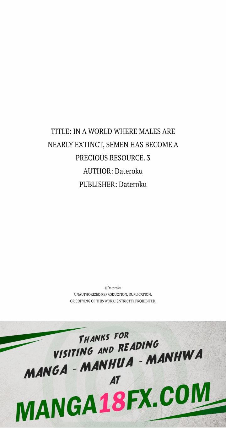 In a World Where Males Are Nearly Extinct, Semen Has Become a Precious Resource Chapter 29 - Page 154