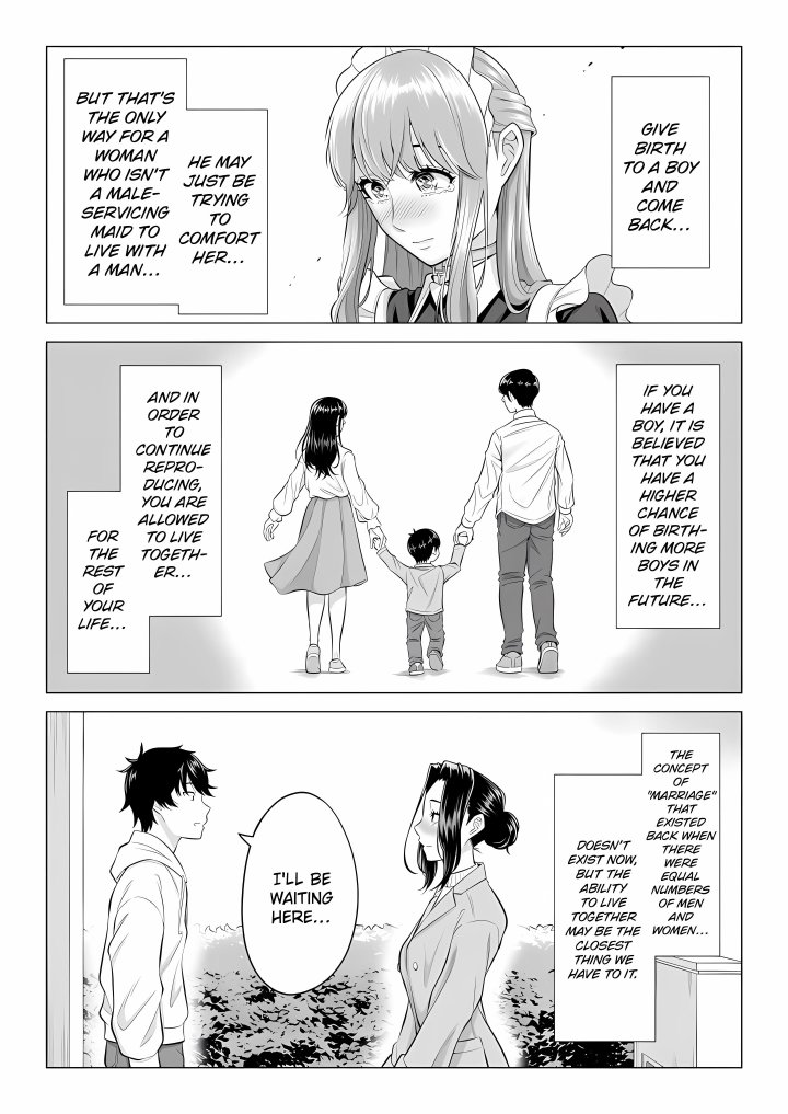 In a World Where Males Are Nearly Extinct, Semen Has Become a Precious Resource Chapter 29 - Page 68